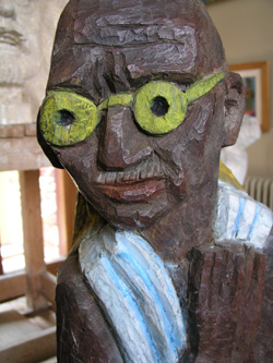 Bror Hjorth, Gandhi, 1936
