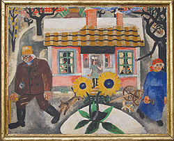 Bild Bror Hjorth, Solrosor, 1924